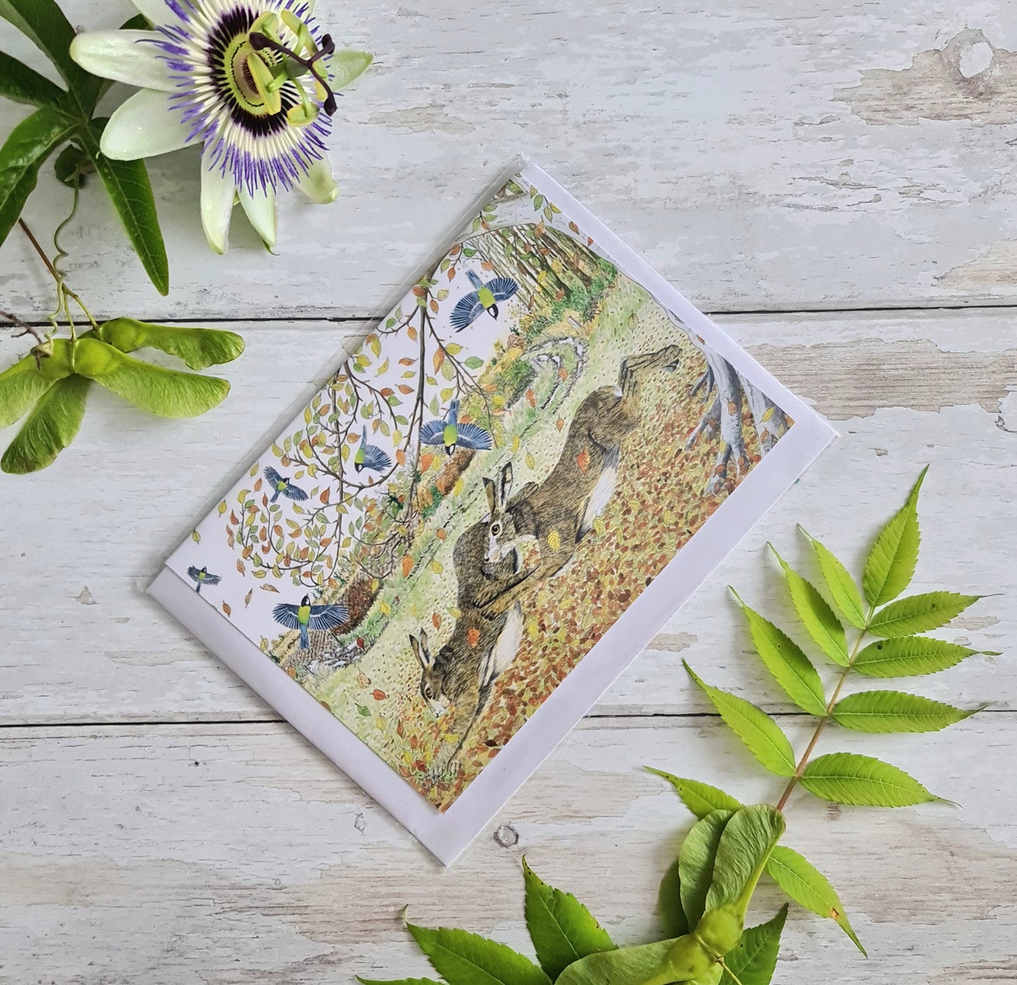 Running Free (Colour) - Greetings Card
