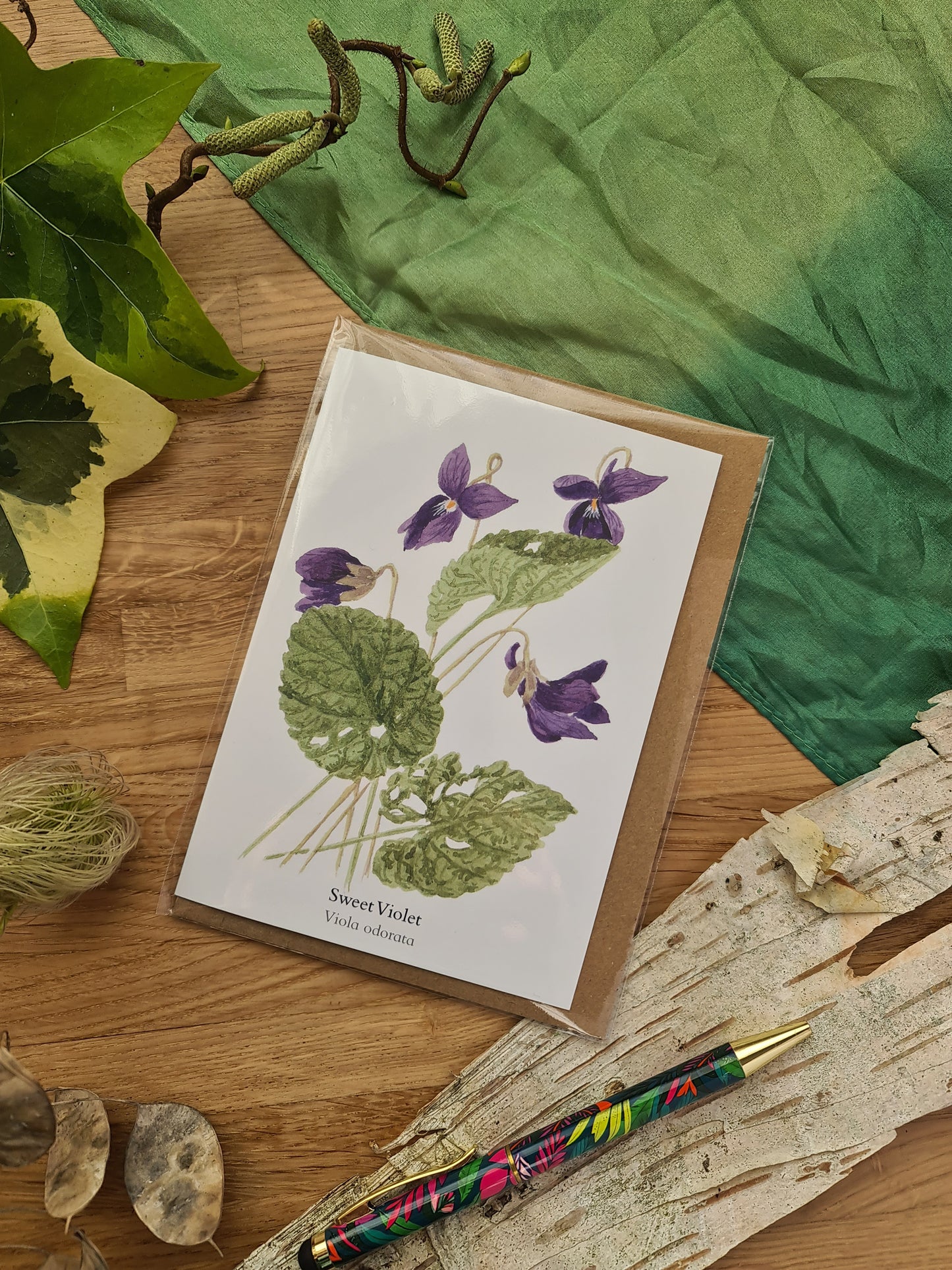 Violet - Greetings Card
