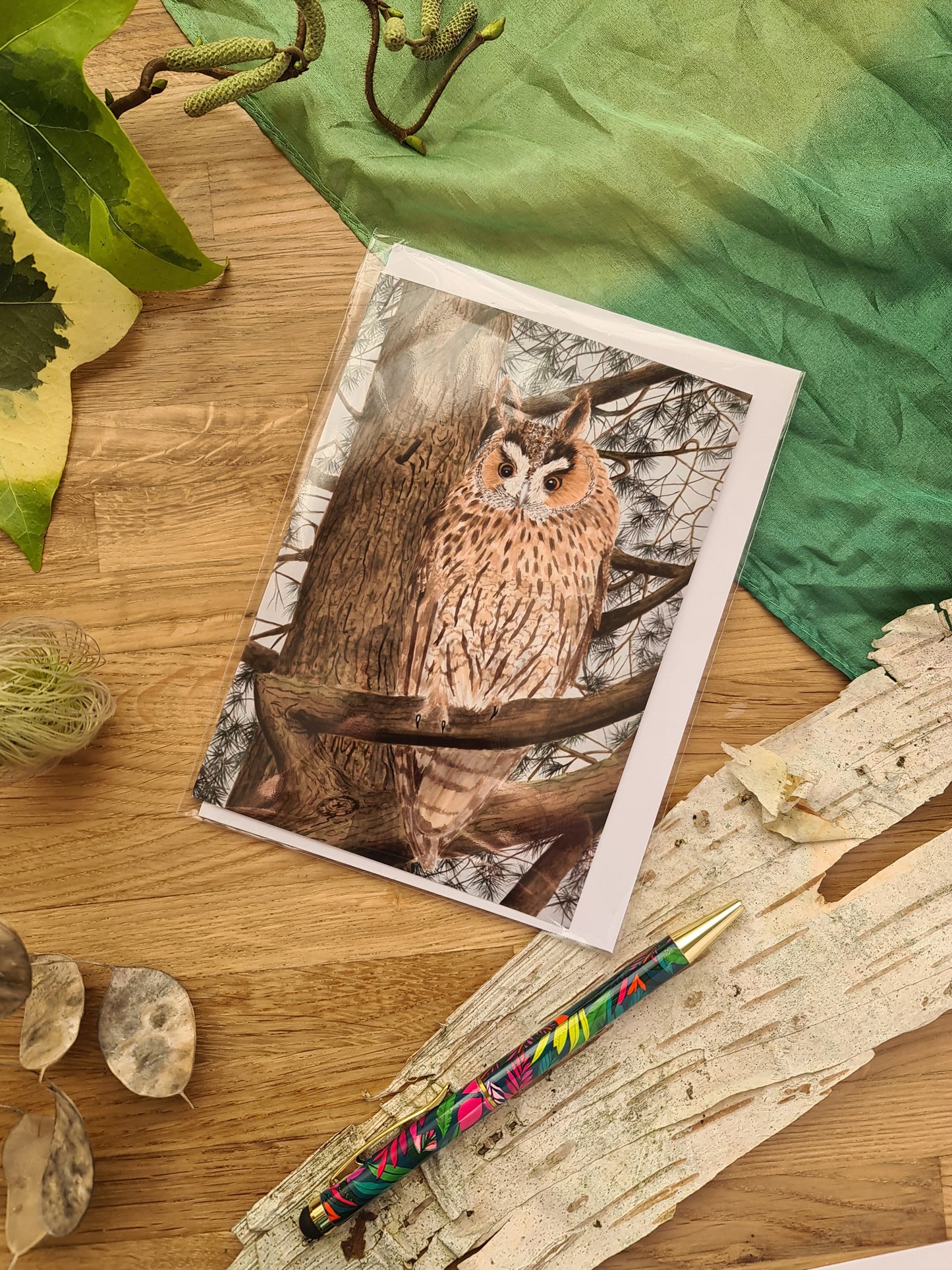 Startled - Greetings Card