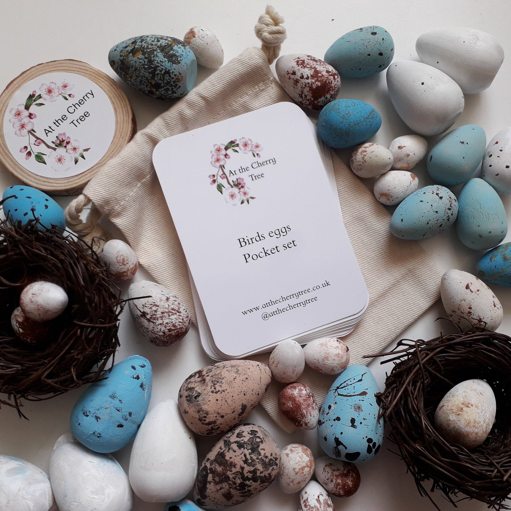 Bird Eggs - Pocket Set - At the Cherry Tree