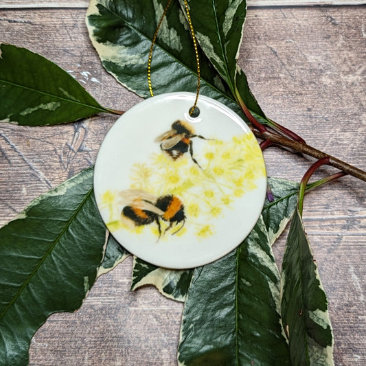 Bumble Bees Decoration - At the Cherry Tree