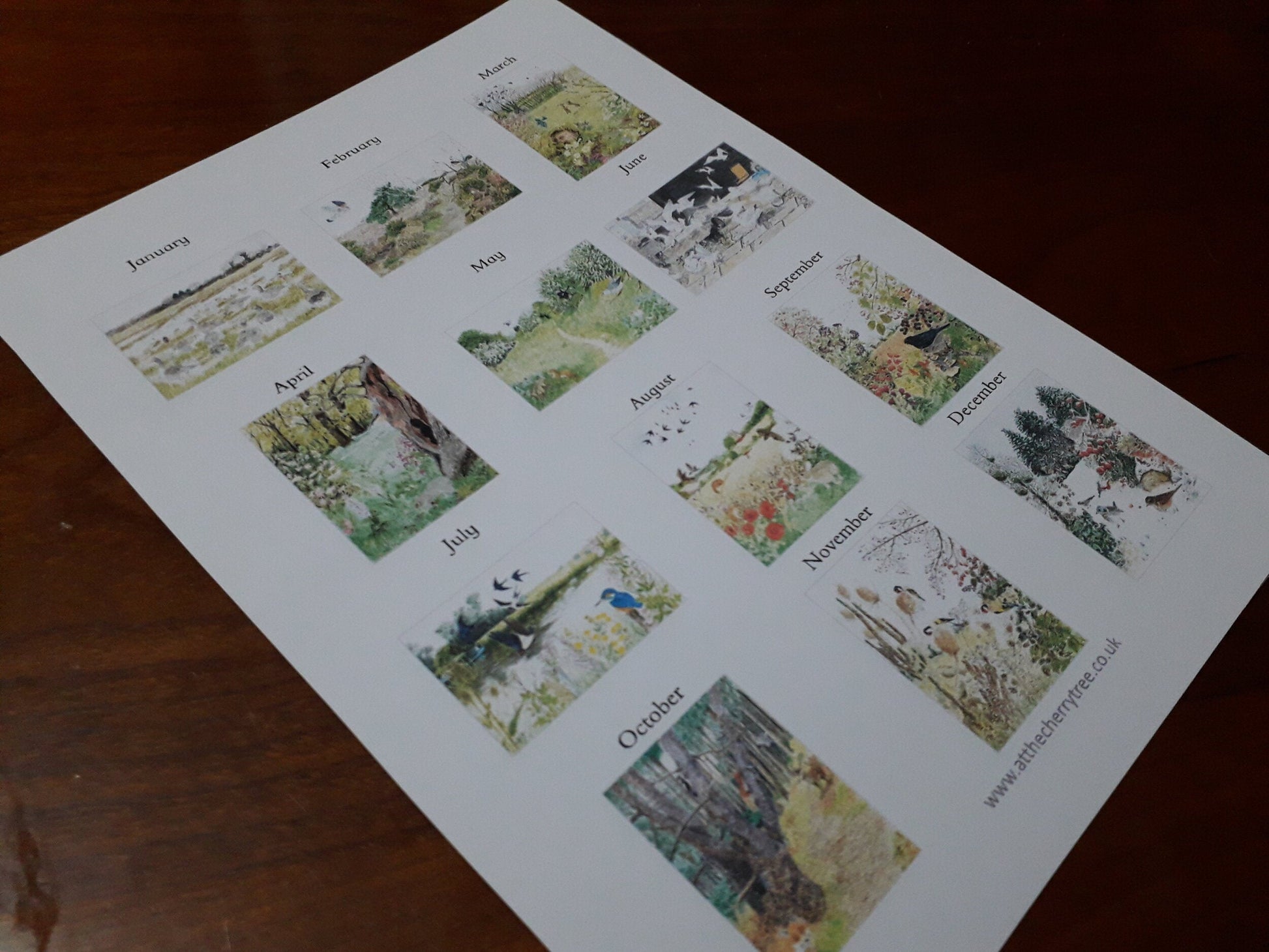 Calendar - PDF - At the Cherry Tree