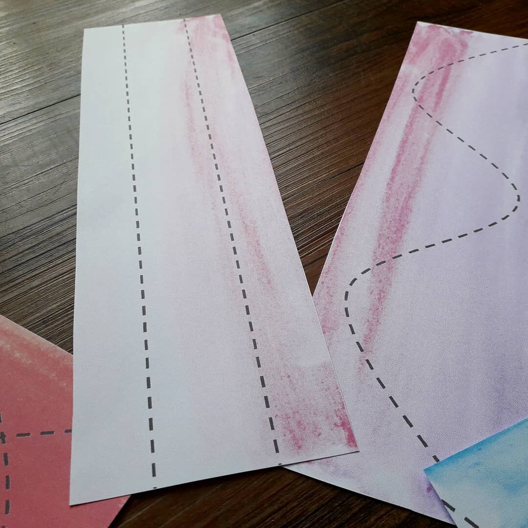 Pre - writing tracing and cutting pages - PDF - At the Cherry Tree