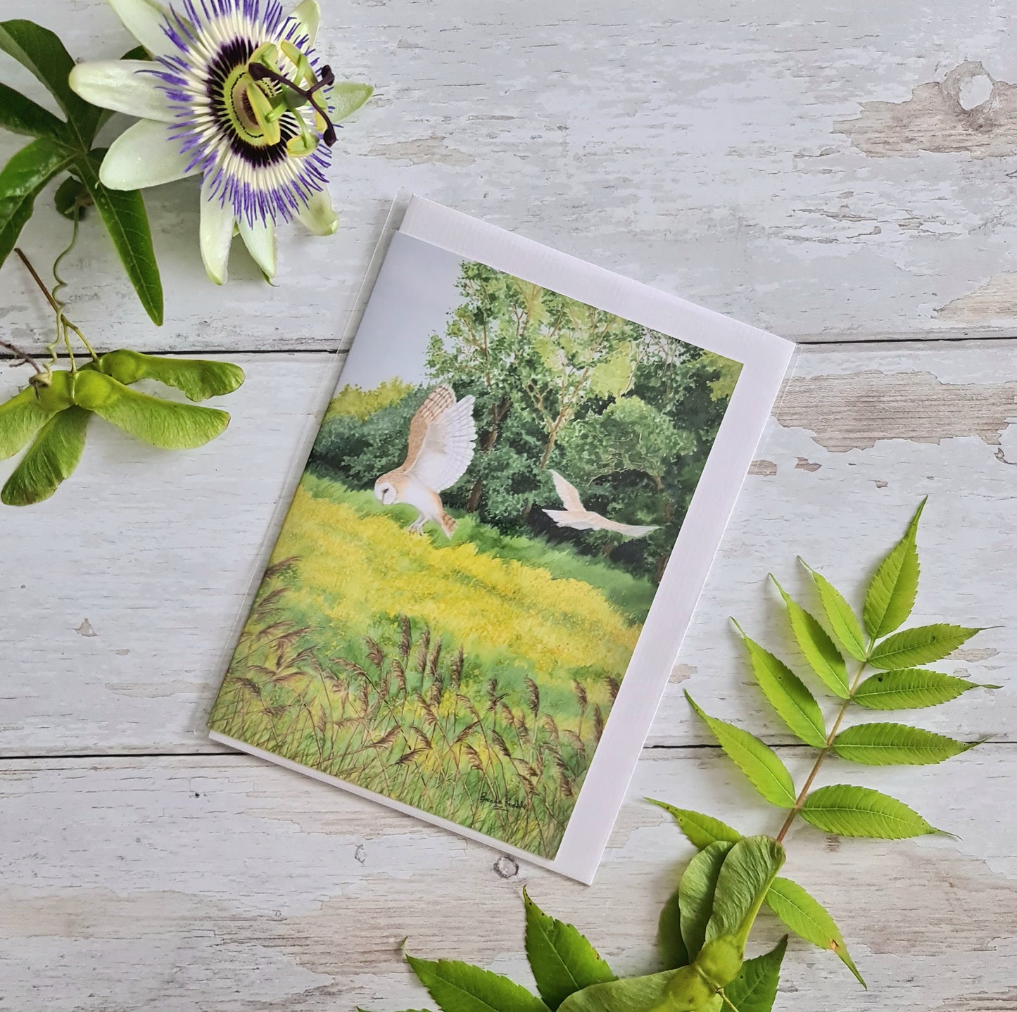 Quartering the Meadow - Greetings Card