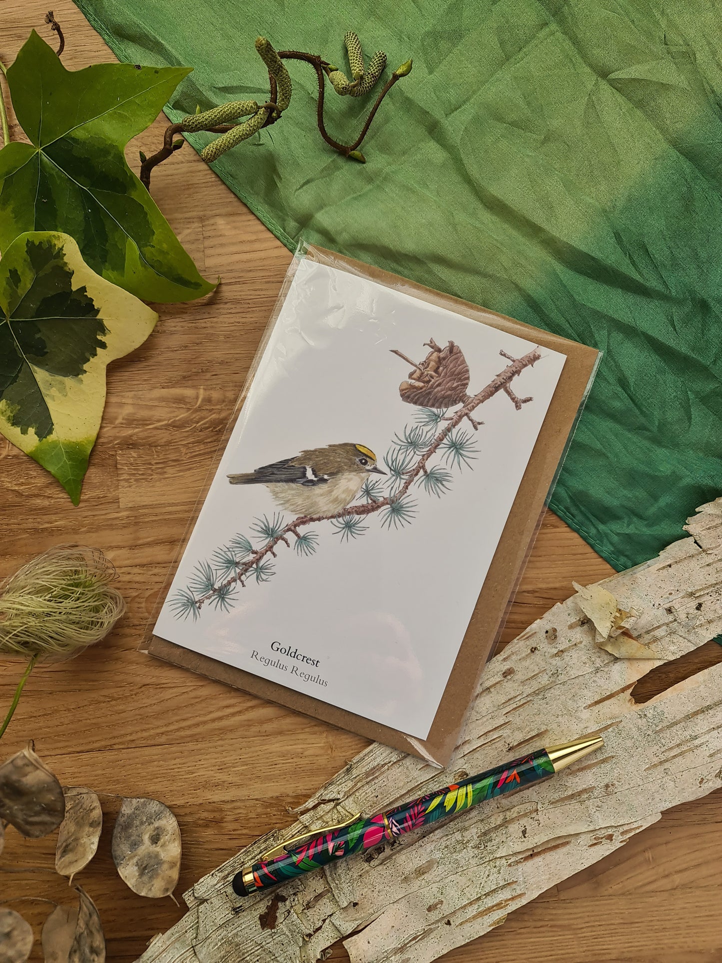 Goldcrest - Greetings Card
