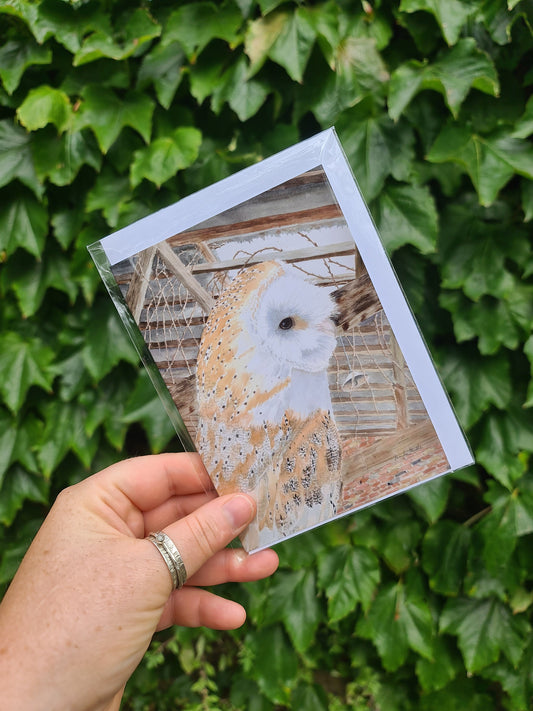 Back to the Barn - Greetings Card - At the Cherry Tree