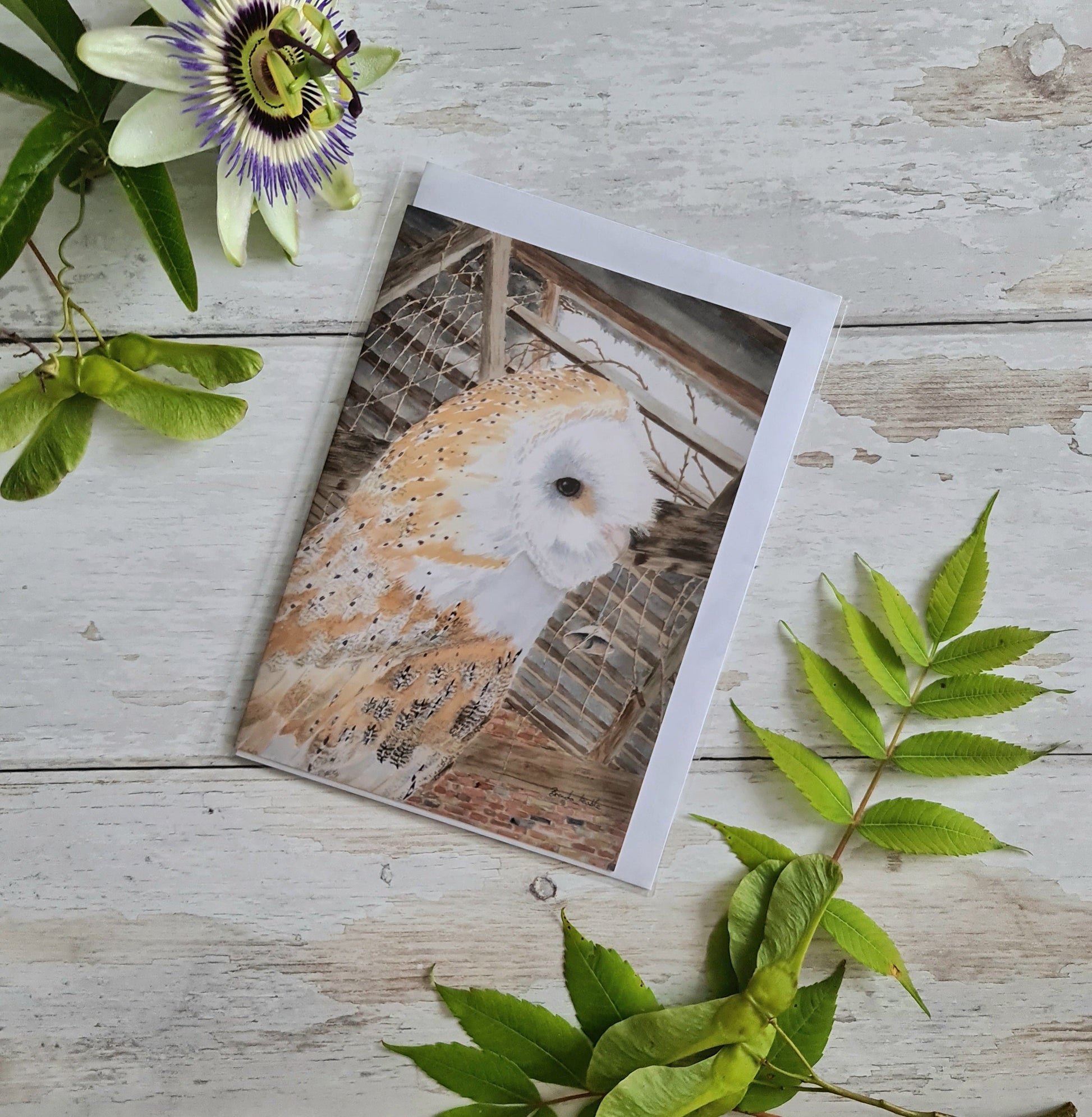 Back to the Barn - Greetings Card - At the Cherry Tree