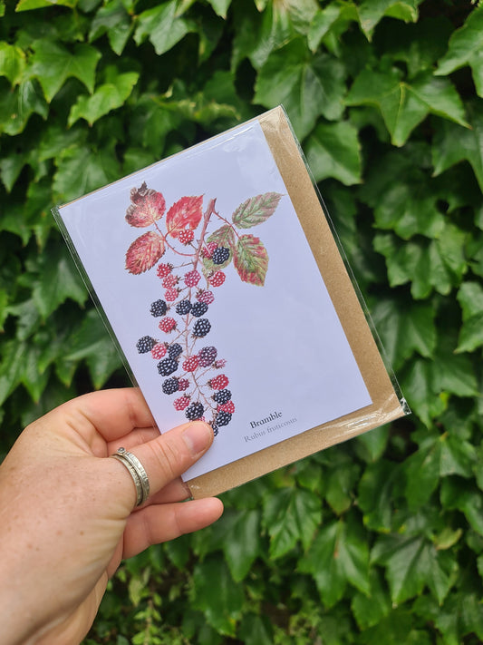 Bramble - Greetings Card - At the Cherry Tree