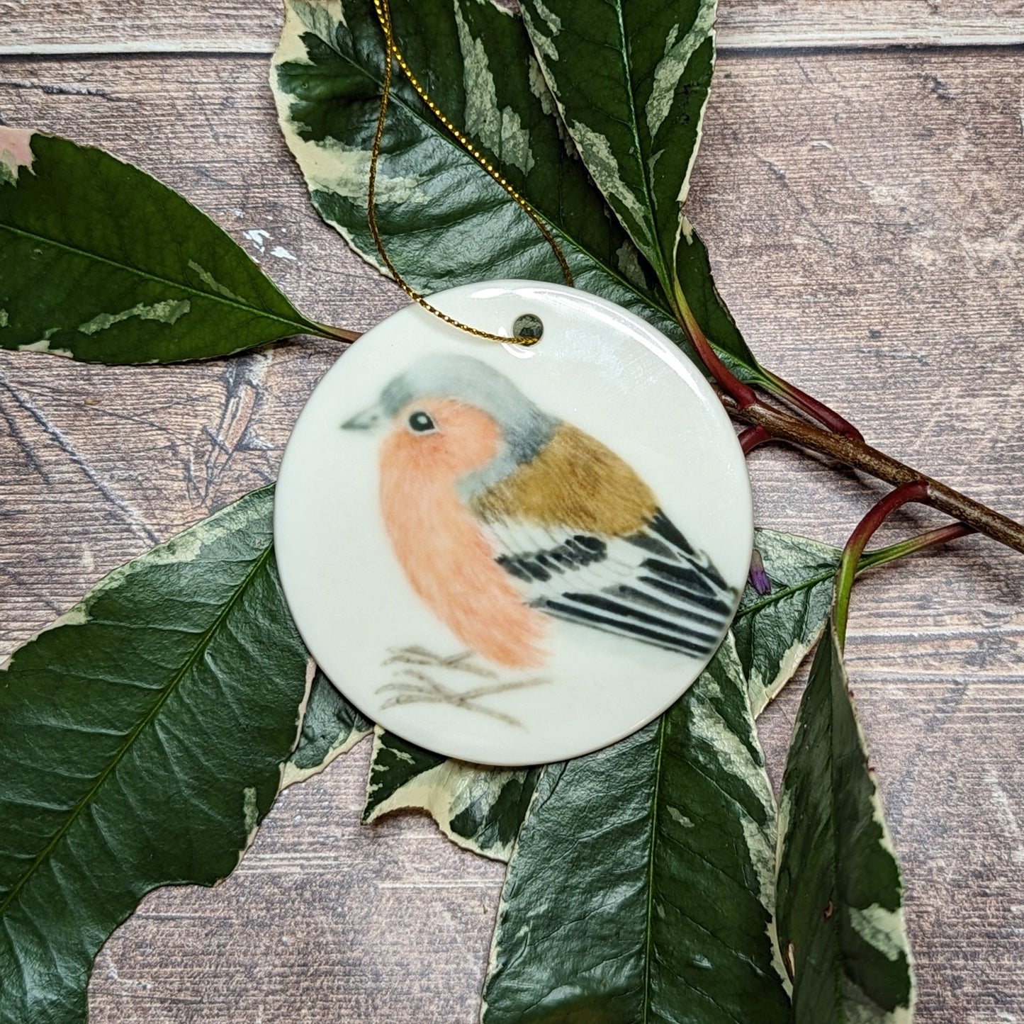 Chaffinch Decoration - At the Cherry Tree