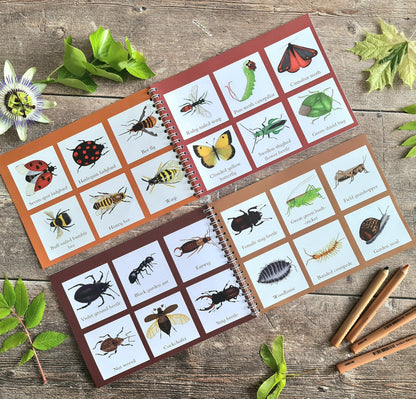 Colour and Learn - Minibeasts - At the Cherry Tree