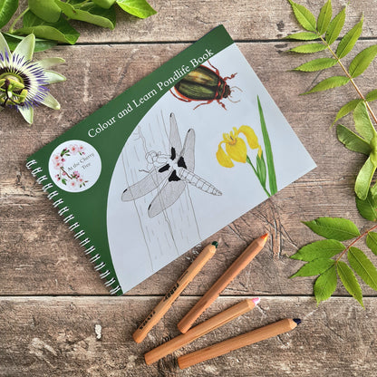 Colour and Learn - Pond Life - At the Cherry Tree