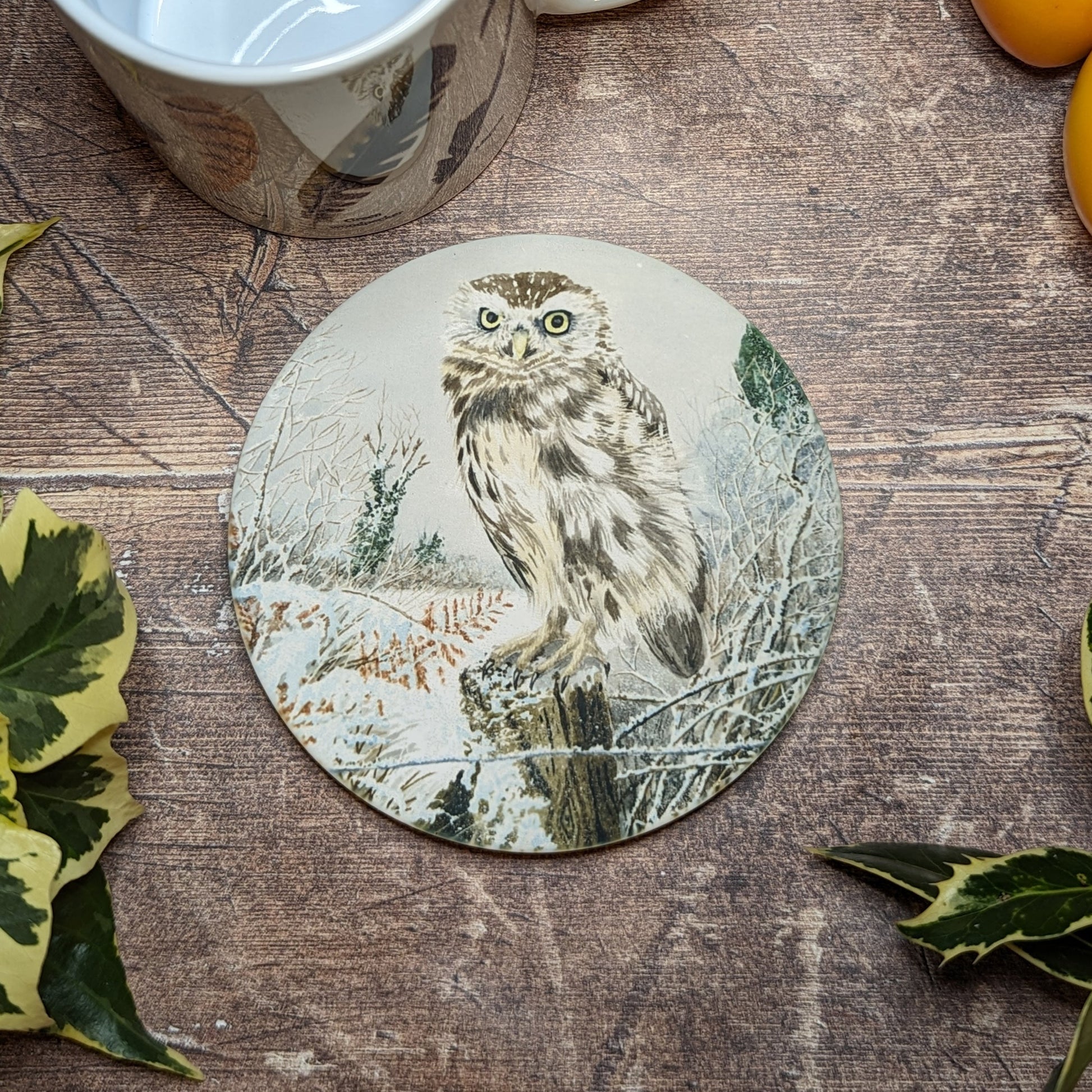 Little Owl Coaster - At the Cherry Tree