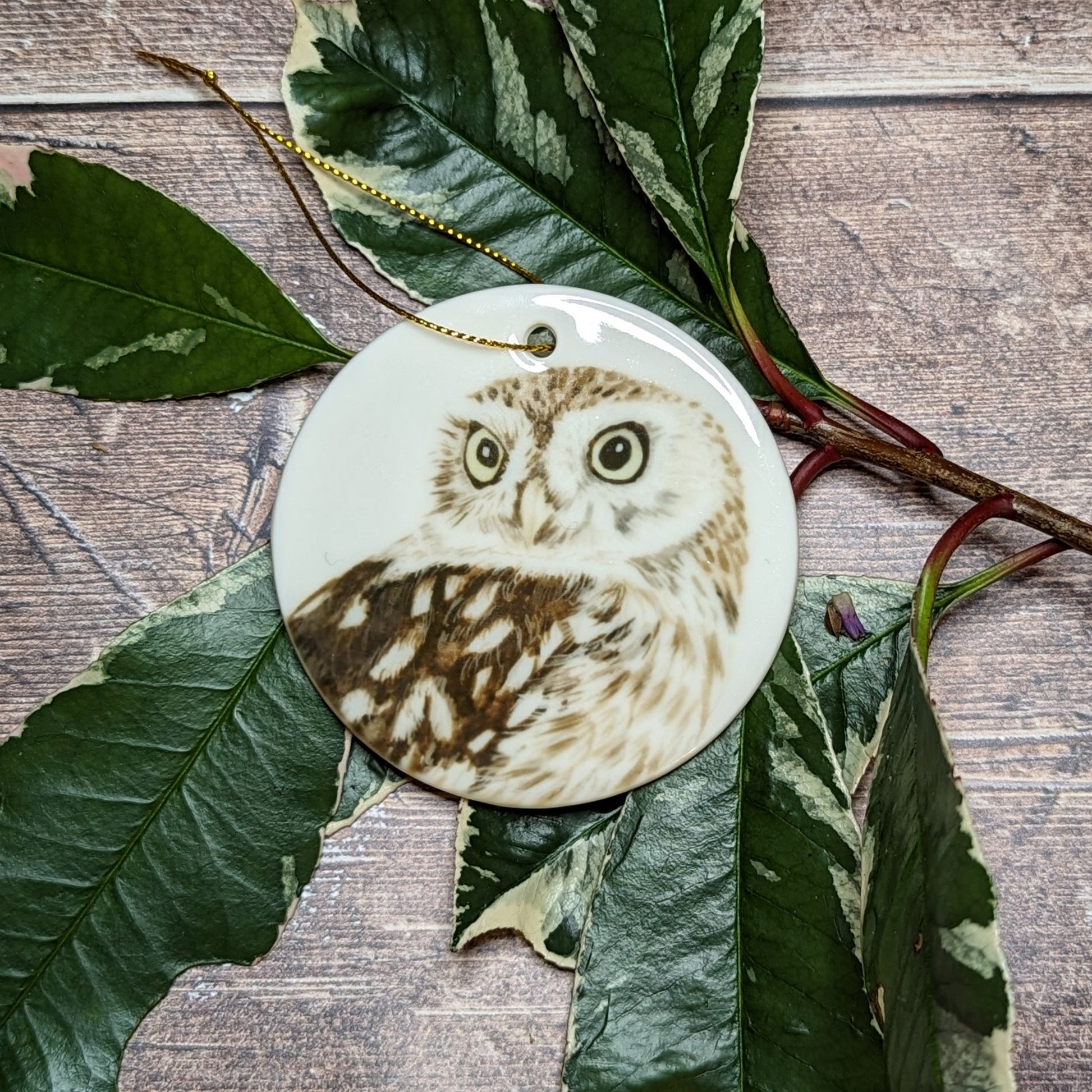 Little Owl Decoration - At the Cherry Tree