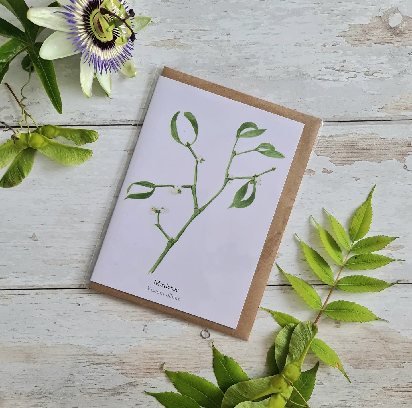 Mistletoe - Greetings Card - At the Cherry Tree