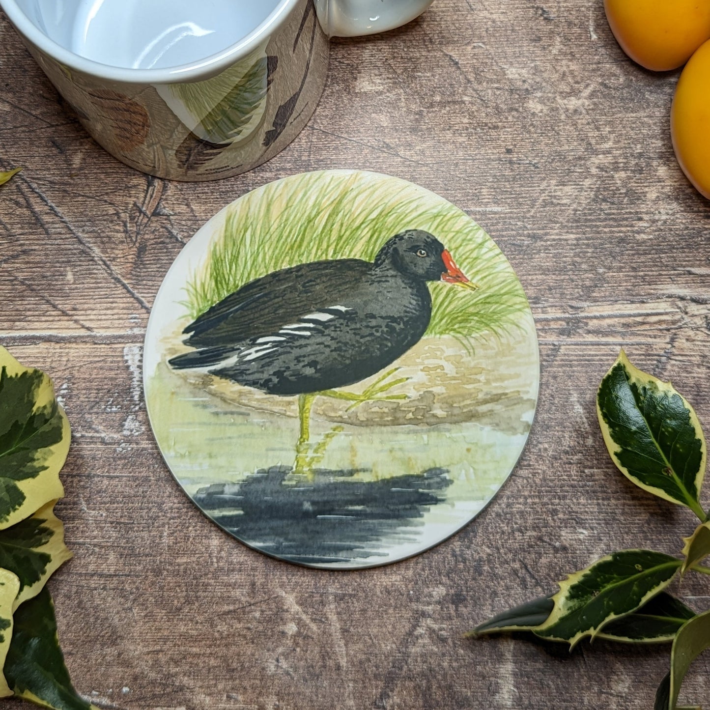 Moorhen Coaster - At the Cherry Tree