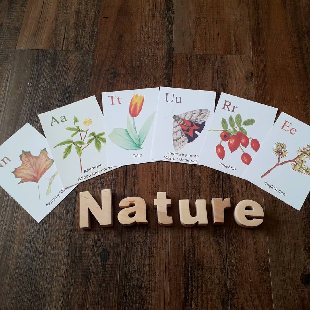 Nature Alphabet Cards - PDF - At the Cherry Tree