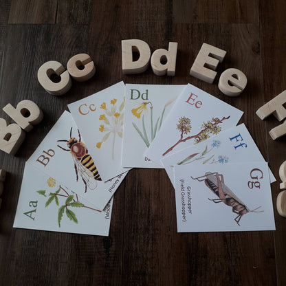 Nature Alphabet Cards - PDF - At the Cherry Tree