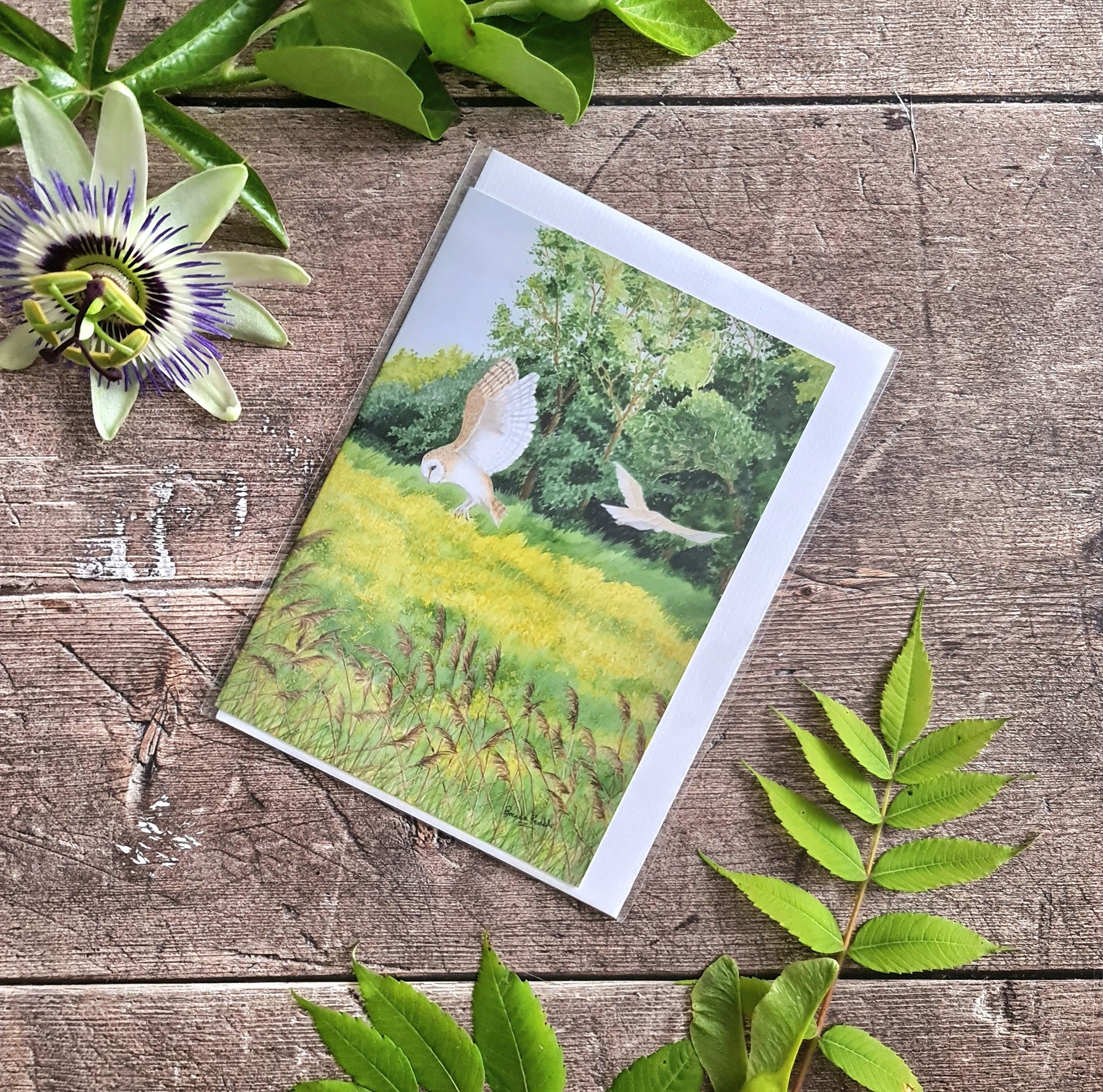 Quartering the Meadow - Greetings Card - At the Cherry Tree