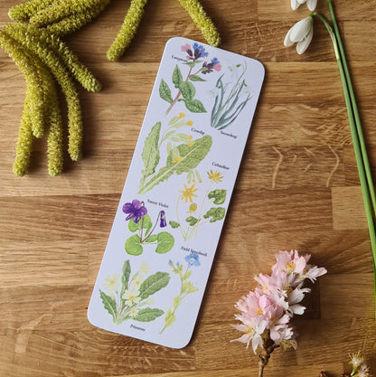 Spring Flower Identification Bookmark