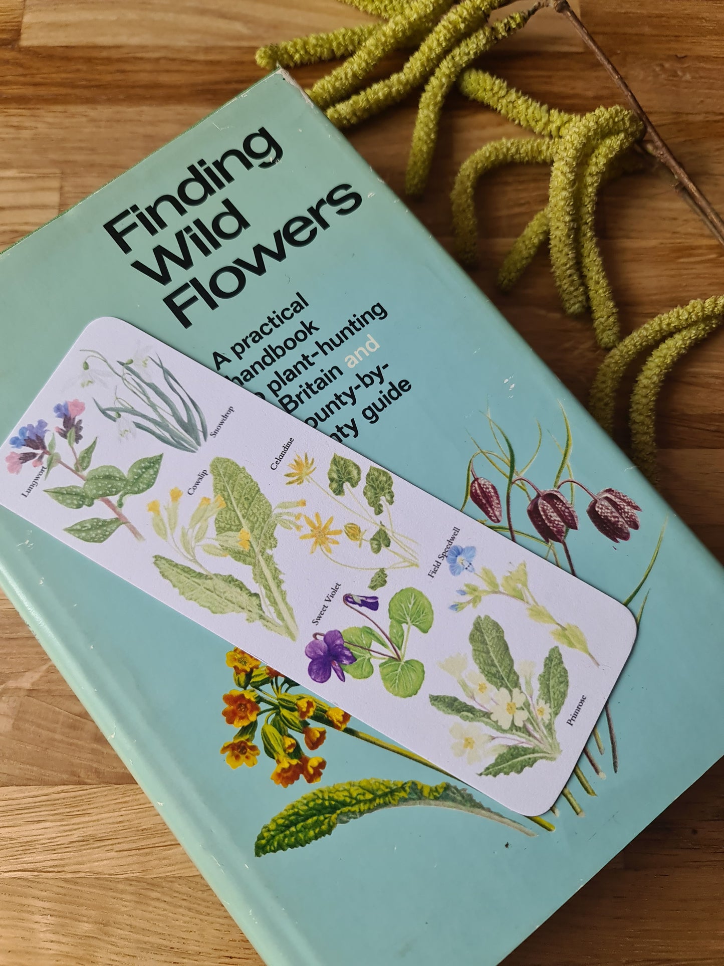 Spring Flower Identification Bookmark
