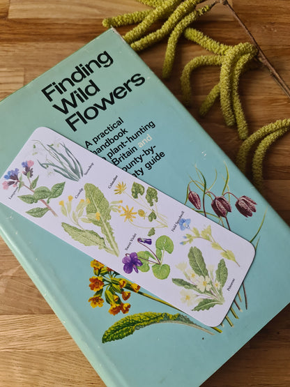 Spring Flower Identification Bookmark