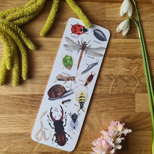 Garden Minibeast Identification Bookmark