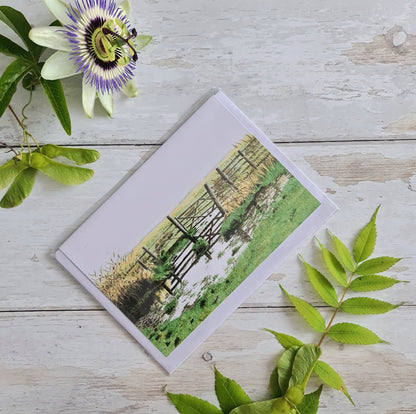 Winter Marsh - Greetings Card - At the Cherry Tree