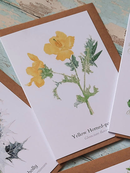 Yellow Horned-poppy Greetings Card