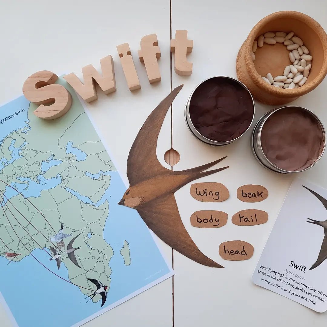 Summer migration map - At the Cherry Tree