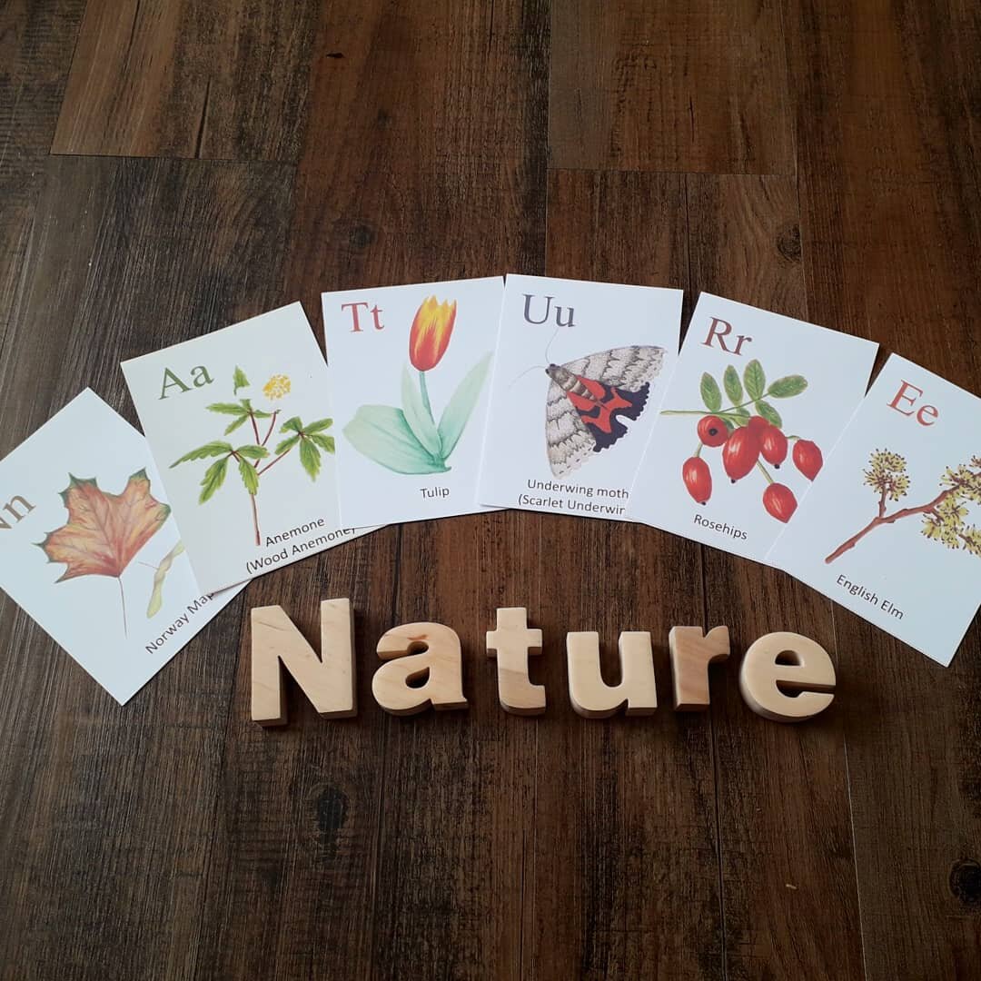 Nature Alphabet Cards - PDF