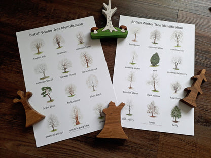 Winter Trees Montessori pack - PDF - At the Cherry Tree